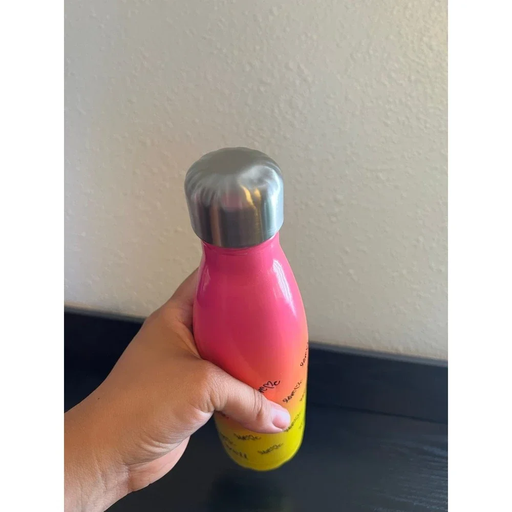 Starbucks X Curtis Kulig Swell Water Bottle Ombre pink/yellow 